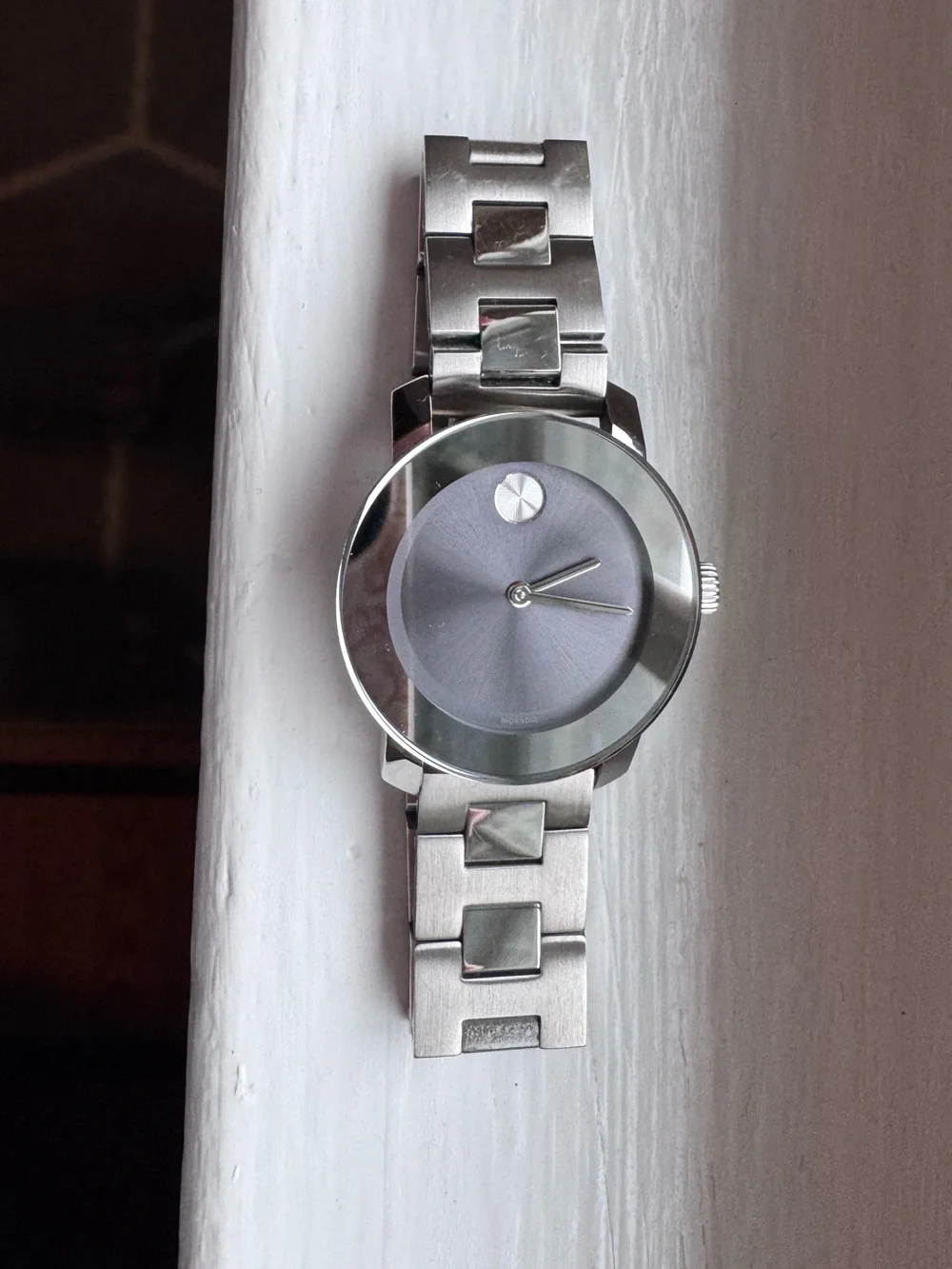 Movado Bold Stainless Steel Watch